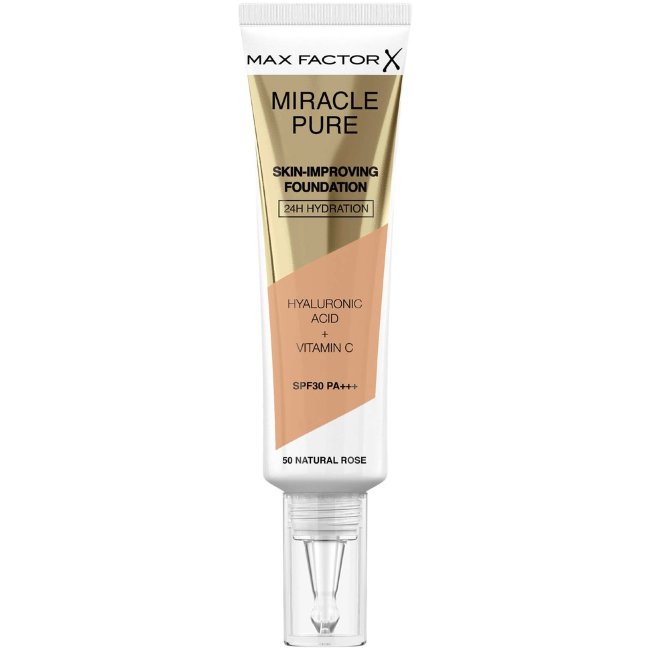 Тональная основа Max Factor Miracle Pure 50 Natural Rose 30 мл