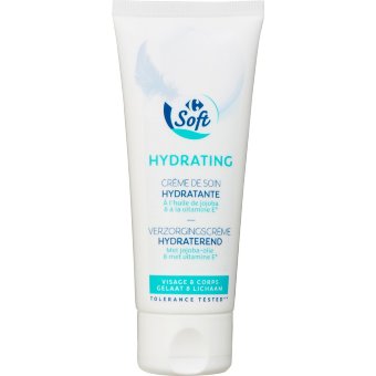 Увлажняющий крем для лица и тела Carrefour Soft 75 мл