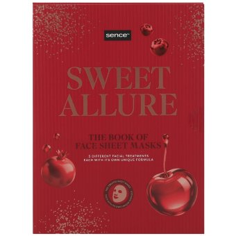 Подарочный набор Sence Collection из 5 масок для лица в листах 20 мл Mask Book Night Luxe