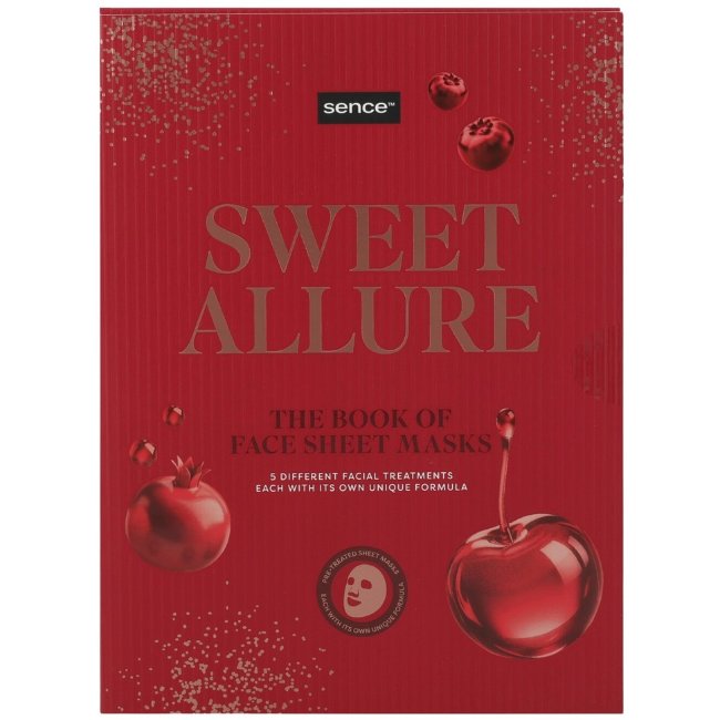 Подарочный набор Sence Collection из 5 масок для лица в листах 20 мл Mask Book Night Luxe Подарочный набор Sence Collection из 5 масок для лица в листах 20 мл Mask Book Night Luxe