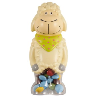 Игрушка-сюрприз Favorina Пасхальный барашек с шоколадным драже 200 гр Игрушка-сюрприз Favorina Пасхальный барашек с шоколадным драже 200 гр