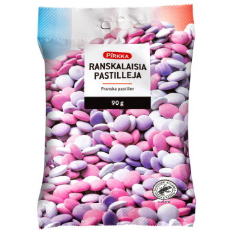 Драже в глазури с мятой и шоколадом Pirkka 90 гр