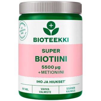 Таблетки Bioteekki Super Biotiini 90 шт
