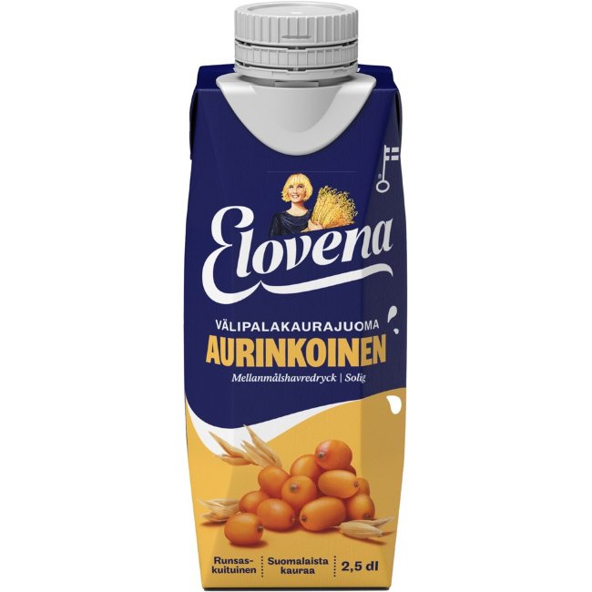Овсяной напиток для перекуса Elovena 2,5 дл солнечный