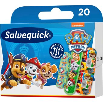 Детские пластыри Salvequick Paw Patrol 20 шт