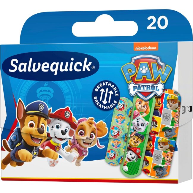 Детские пластыри Salvequick Paw Patrol 20 шт
