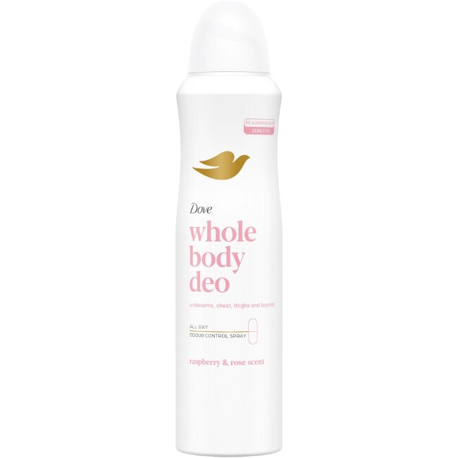 Дезодорант-спрей для всего тела Dove Raspberry & Rose 150 мл
