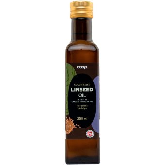 Льняное масло холодного отжима Coop 250 мл