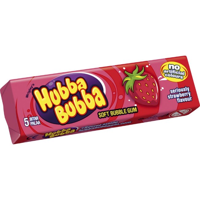 Жевательная резинка Hubba Bubba (клубника) 35 гр