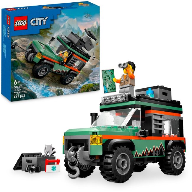 Игрушечный внедорожник LEGO® City Great Vehicles 60447 с полным приводом Игрушечный внедорожник LEGO® City Great Vehicles 60447 с полным приводом