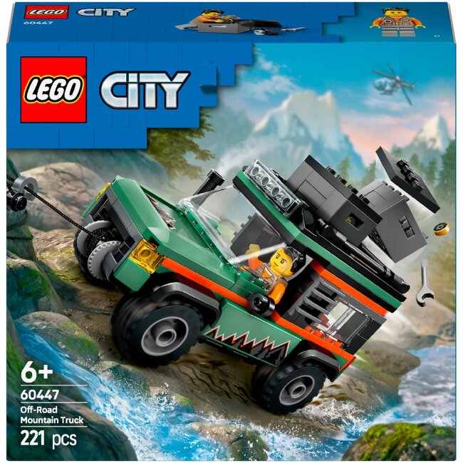 Игрушечный внедорожник LEGO® City Great Vehicles 60447 с полным приводом Игрушечный внедорожник LEGO® City Great Vehicles 60447 с полным приводом