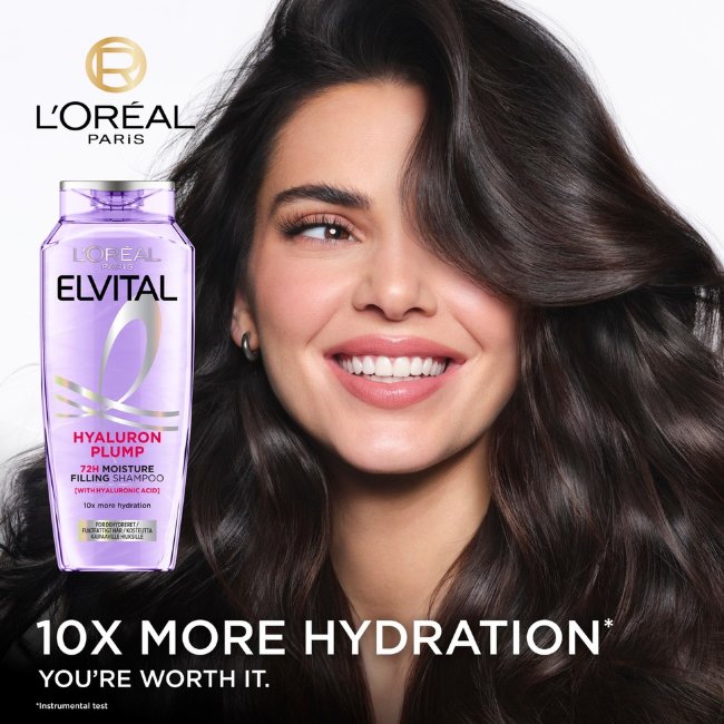 Шампунь L'Oréal Paris Elvital Hyaluron Plump для волос, нуждающихся в увлажнении 250 мл Шампунь L'Oréal Paris Elvital Hyaluron Plump для волос, нуждающихся в увлажнении 250 мл