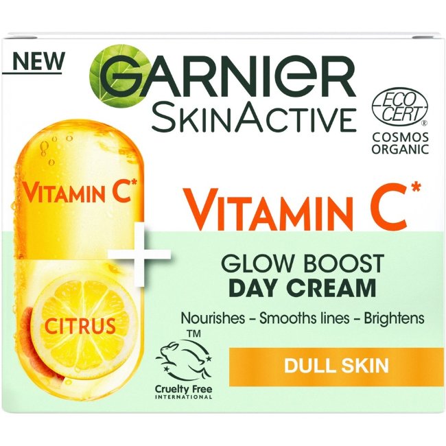 Увлажняющий дневной крем Garnier SkinActive Vitamin C Glow Boost 50 мл