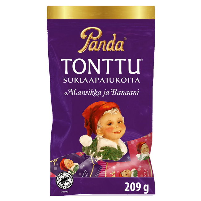 Шоколадные конфеты "Эльфы" Panda Tonttu 209 гр