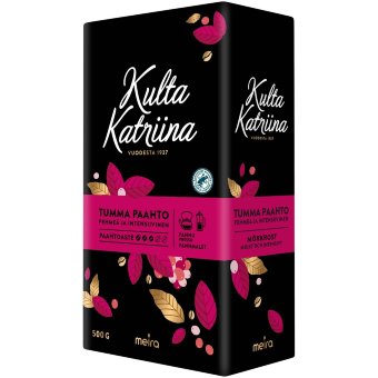Кофе заварной Kulta Katriina Premium tumma (чайник,кофейник) 500 гр