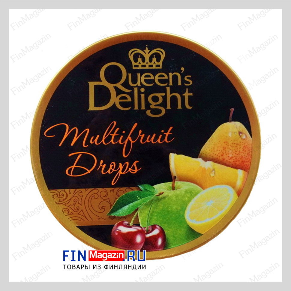 Леденцы карамельные Queen's Delight (мультифрукты) 150 гр купить