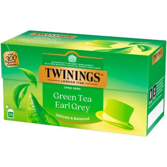 Чай зеленый Twinings 25пак Green Earl Grey Tee