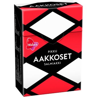 Лакричные пастилки Malaco Aakkoset Pikku Salmiakki 75 гр