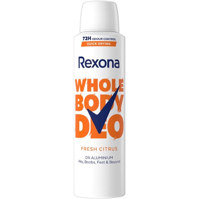 Дезодорант-спрей Rexona All Body Fresh Citrus 150 мл
