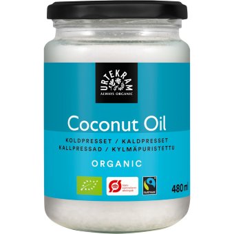 Кокосовое масло холодного отжима URTEKRAM органическое 480 мл