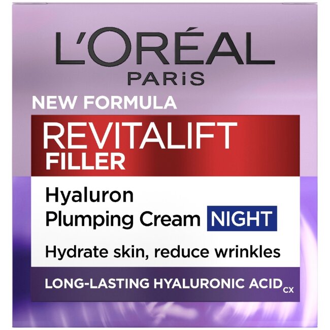 Ночной крем для лица L'Oréal Paris Revitalift Filler anti-age 50 мл Ночной крем для лица L'Oréal Paris Revitalift Filler anti-age 50 мл