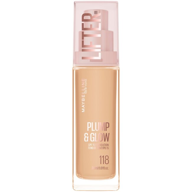 Тональный крем Maybelline New York Lifter Plump & Glow 118 30 мл Тональный крем Maybelline New York Lifter Plump & Glow 118 30 мл