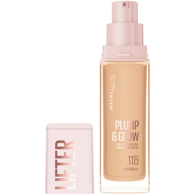 Тональный крем Maybelline New York Lifter Plump & Glow 118 30 мл Тональный крем Maybelline New York Lifter Plump & Glow 118 30 мл