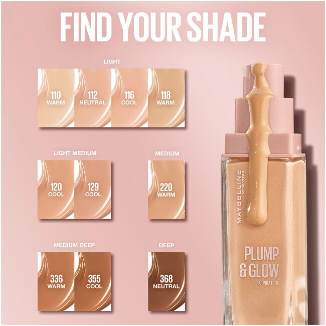 Тональный крем Maybelline New York Lifter Plump & Glow 118 30 мл Тональный крем Maybelline New York Lifter Plump & Glow 118 30 мл