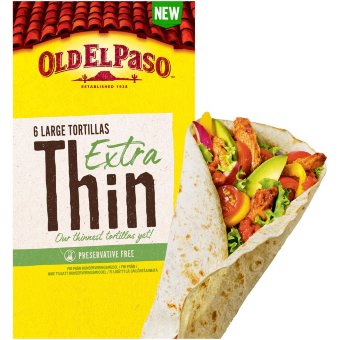 Тонкие тортильи Old El Paso 192 гр