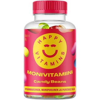 Мультивитамины мягкие SportLife Foods HAPPY VITAMINS Candy Beans 100 шт Мультивитамины мягкие SportLife Foods HAPPY VITAMINS Candy Beans 100 шт