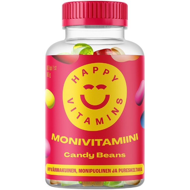 Мультивитамины мягкие SportLife Foods HAPPY VITAMINS Candy Beans 100 шт