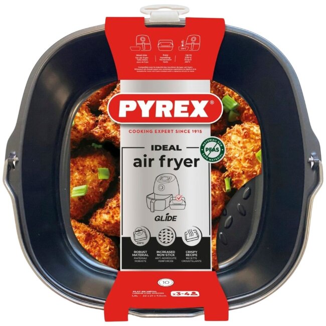Форма для запекания Pyrex 1,9 л Air Fryer 22x21 см Форма для запекания Pyrex 1,9 л Air Fryer 22x21 см