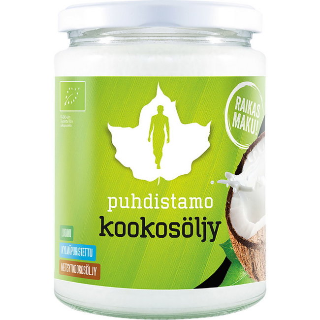 Органическое кокосовое масло Puhdistamo 500 гр