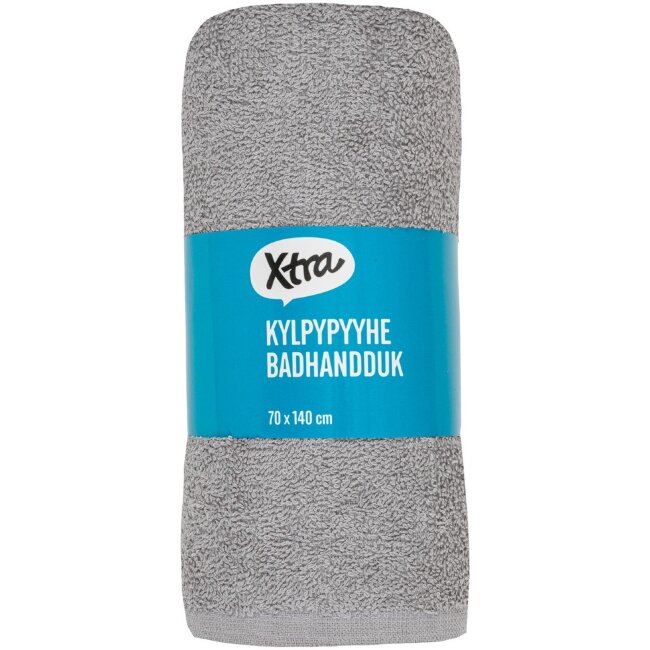 Банный полотенце Xtra 70x140 см серое