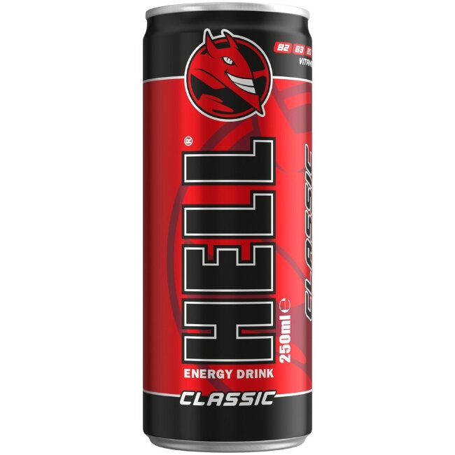 Энергетический напиток Hell Energy Classic 250 мл банка
