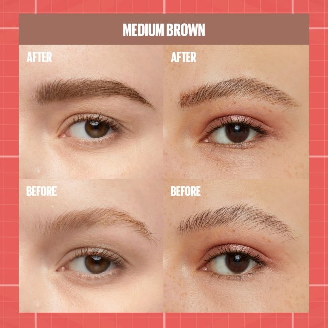 Карандаш для бровей Maybelline New York Build-a-Brow Pen 257 Medium Brown