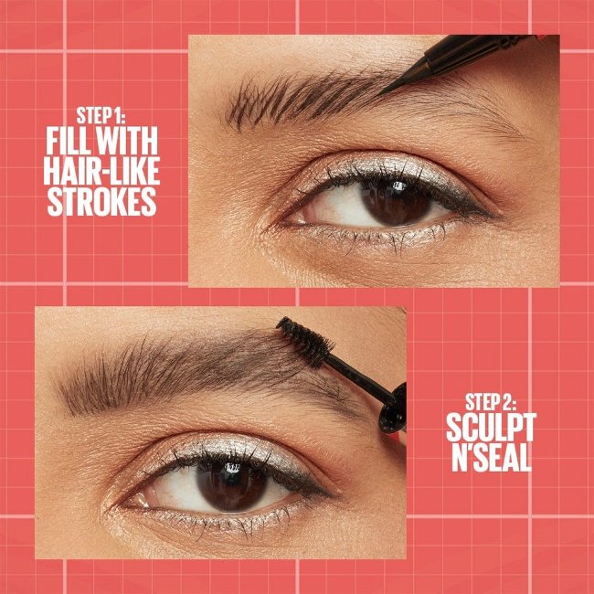 Карандаш для бровей Maybelline New York Build-a-Brow Pen 257 Medium Brown