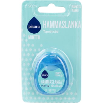 Вощёная зубная нить Pisara 50 м
