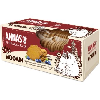 Имбирное печенье Annas с пряностями, черникой и ванилью 150 гр