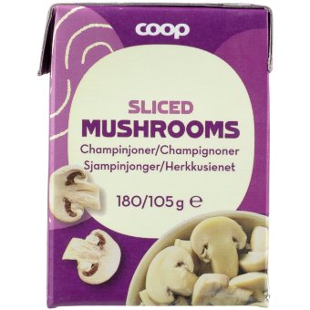 Шампиньоны дольками в рассоле Coop 180/105 гр