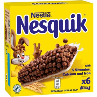 Злаковый батончик Nesquik (уп 6 шт) 150 гр