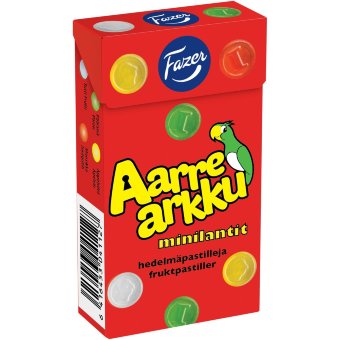 Мини пастилки с фруктовым вкусом Fazer Aarre Arkku 38 гр