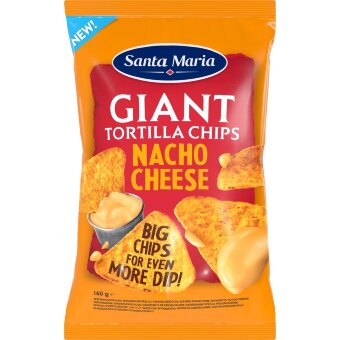 Чипсы из тортильи Giant Santa Maria с ароматом начо и сыра 160 гр