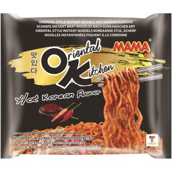 Лапша для жарки Mama OK с острым корейским вкусом 85 гр Лапша для жарки Mama OK с острым корейским вкусом 85 гр