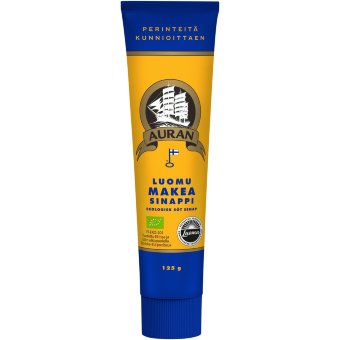 Сладкая горчица Auran Luomu 125 гр