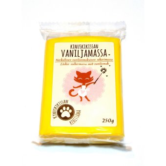 Сахарная масса Kinuskikissa 250 гр желтая