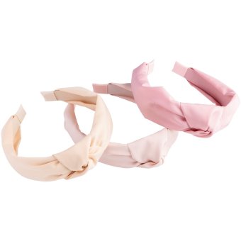 Повязка для волос Cailap красно-бежевого цвета из переработанного полиэстера