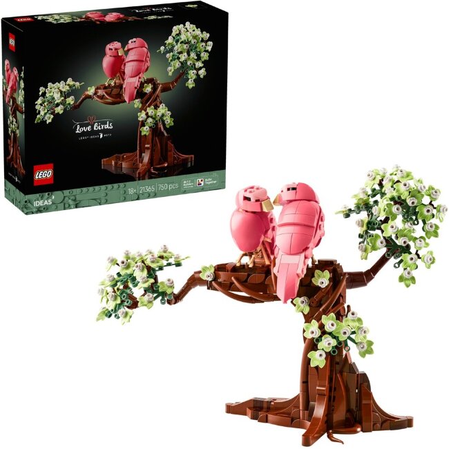 Декоративная фигурка LEGO® Ideas 21365 в виде влюблённых птиц