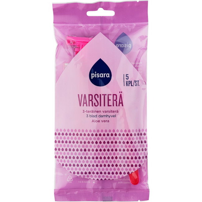Женские одноразовые бритвы PISARA Women 5 шт/уп