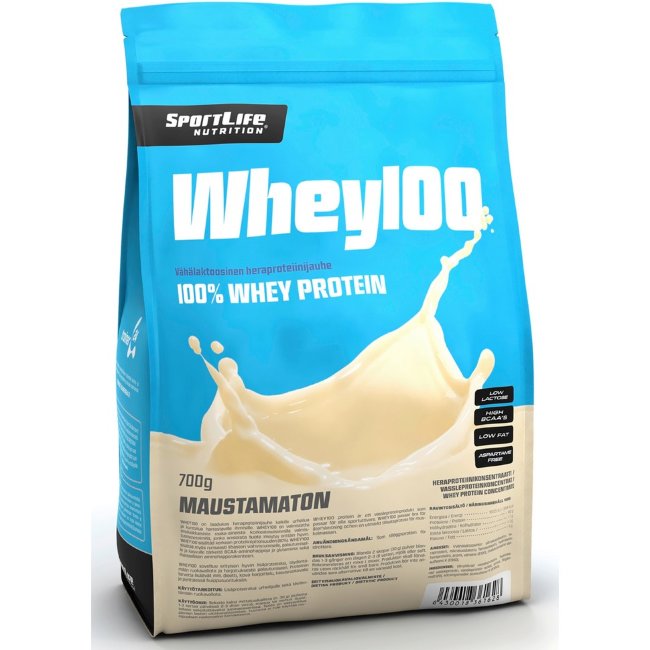 Протеин Whey100 SportLife Nutrition неароматизированный 700 г